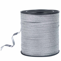 Серебряная Лента 5ммХ230м глиттер серебряная 1302-1552