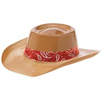 Вестерн Шляпа пласт Ковбоя с повязкой 1501-2318
