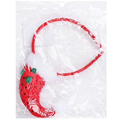 Украшения на голову Ободок Колпак Санты мини