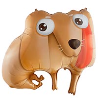 Шар фигура Собака глазастая 74см