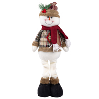 Новый год Фигура Снеговик 50см текстиль 1501-6762