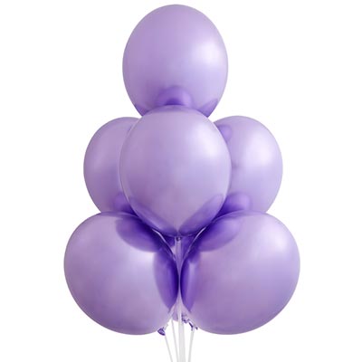 Шарики из латекса Шарик 32см, цвет 602 Хром Purple