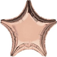 Шарик ЗВЕЗДА 45см Rose Gold