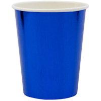 Синяя Стаканы блестящие синие, 6 штук 1502-4889