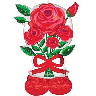 Шарики из фольги Шар фигура под поздух Букет сияние сатин