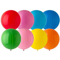 Многоцветное Ассорти Шарик 69см, ассорти из пастельных цветов 1101-0015