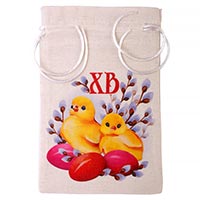  Мешочек ХВ Цыплята текстиль 12х18см 1509-2883