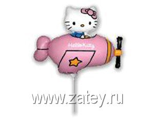 Мини-фигура Hello Kitty самолет розовый