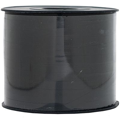 Лента для шаров Лента металлизированная 5ммХ250м черная