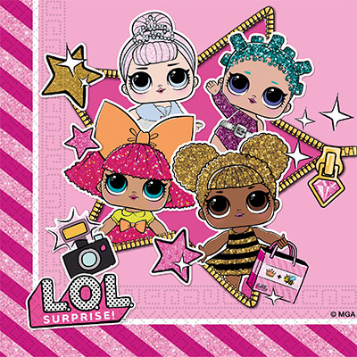 L.O.L. Surprise! Салфетки Куклы ЛОЛ, 20 штук 1502-4208