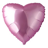 Шарик Сердце 45см Сатин Pink