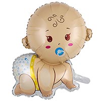 Шар фигура Малыш мальчик ползающий