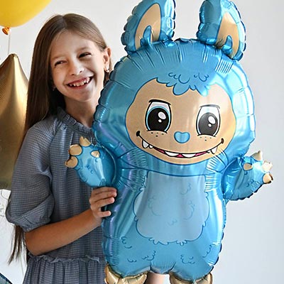 Шарики из фольги Шар фигура Монстрик зубастый