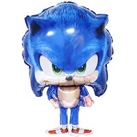 Эпичная Вечеринка Шар фигура Ежик Аниме синий злой 1207-5267