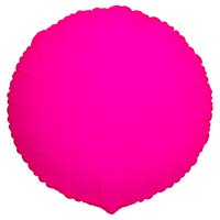 Розовая Шар круг 45см Неон фуксия 1204-1565