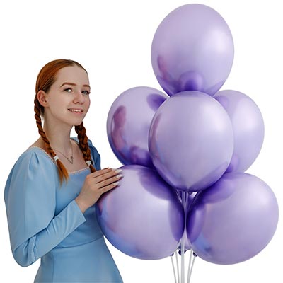 Шарики из латекса Шарик 32см, цвет 602 Хром Purple