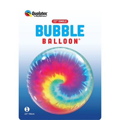 Bubble Шар BUBBLE 56см Tie-Dye Спирали Радуга