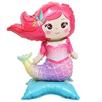 Шар фигура Русалка 41см, под воздух