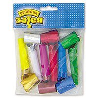 Язык-гудок фольгированный 6шт