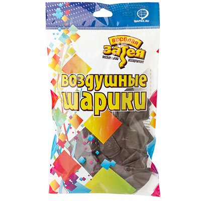 Шарики из латекса Шары 30см пастель кофе Весёлая Затея
