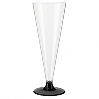 Фужер для шампанского пластик 150мл 6шт