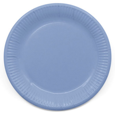 Тарелки Тарелки ЭКО Голубые 23 см, 8 шт