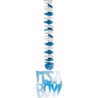 Любимый Сыночек Спирали с баннером IT'S A BOY, 3 шт 1501-3974