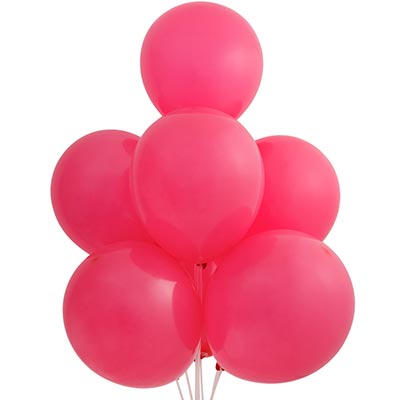 Шарики из латекса Шары 30см пастель фуксия Весёлая Затея