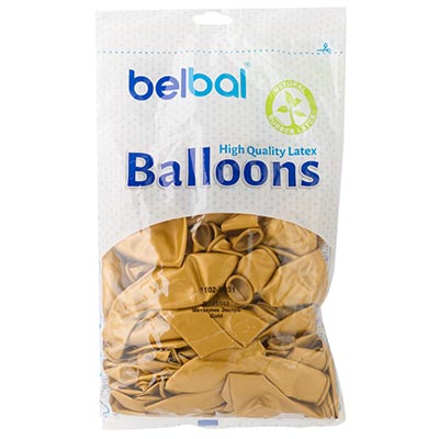 Шарики из латекса Шарик 32см, цвет 060 Металлик Gold