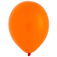 Шары 25см пастель оранжевые
