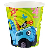  Стакан Синий Трактор 250мл 6шт 1502-6980