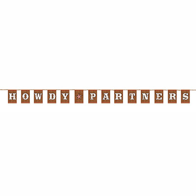 Гирлянды Гирлянда-вымпел Вестерн Howdy Partner