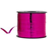 Розовая Лента металлиз 5ммХ250м ярко-розовая 1302-1426