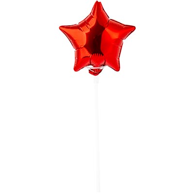 Шарики из фольги Шарик 10см звезда Red