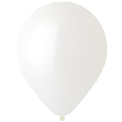 Шарики из латекса Шарик белый 13см /100 Frosty White
