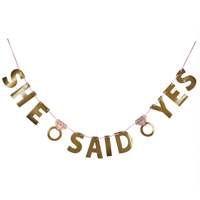 Гирлянда She Said Yes, блеск, 360 см