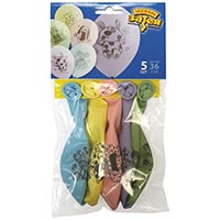 Шарики Зверюшки-Игрушки 36см, 5шт