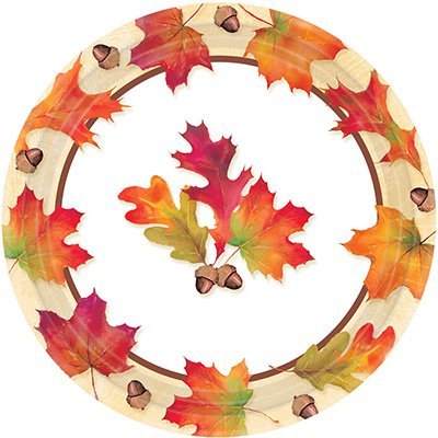 Тарелки Тарелки малые Осенние листья, 8 штук