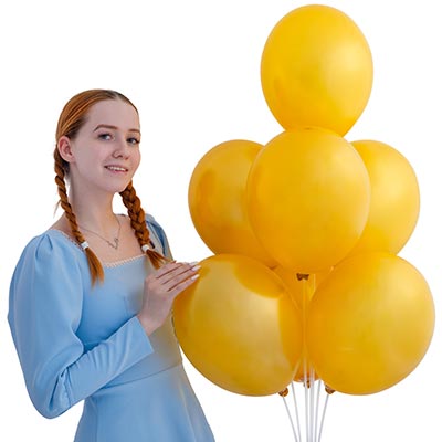 Шарики из латекса Шарик 32см, цвет 060 Металлик Gold