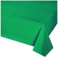 Зеленая Скатерть зеленая 140х275см 1502-6183