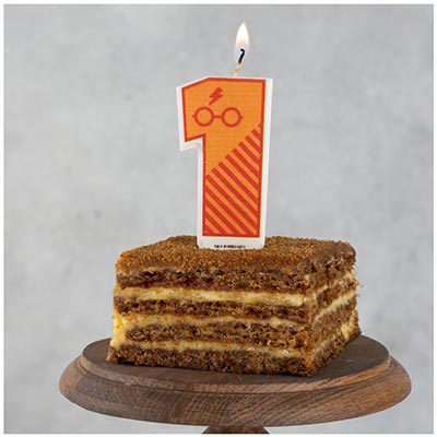 Свечи для торта Свеча -цифра 1 Гарри Поттер Чиби 7см