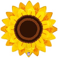 Шар фигура Цветок Подсолнуха