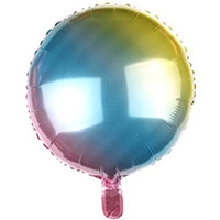 Шарик Круг 45см Радуга нежная