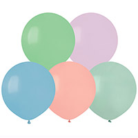 Шары Италия 45см Пастель Макарун ассорти