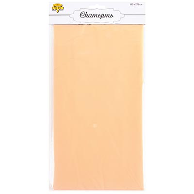 Скатерти Скатерть персиковая 140х275см