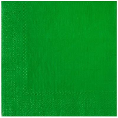 Зеленая Салфетка зеленая 33см 12шт 1502-6211