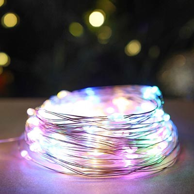 Светящиеся сувениры Гирлянда светодиодная Роса 100LED 10м
