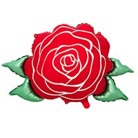 Цветы Любимым Шар фигура Цветок роза круглая красная 1207-6735