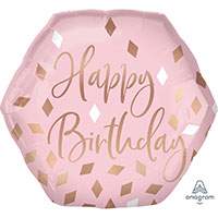 Шар фигура H. Birthday Пудровая нежность