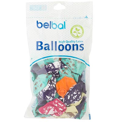 Шарики из латекса Шары с рисунком 36см С ДР Мороженое